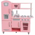thumbnail image 1 of Pemberly Row Cuisine Vintage Rose avec Fixations en Acier Inoxydable et Machine à Glaçons, 1 of 8