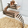 thumbnail image 2 of Milue Hamster Climbing Toys for Cage Wood Playground Chew Toy for Syrian Hamsters, 2 of 8
