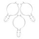 thumbnail image 5 of Abrazadera de alambre para frascos (3 unidades): Frascos de vidrio de boca ancha para conservas, con hebilla sellada, cierres de seguridad, accesorios de repuesto para contenedores de almacenamiento., 5 of 7