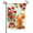 Garden Flag-2, variant on Squirrel with Roses Garden Flag 12×18in Double Sided Cute Spring Summer Floral Wildlife UV Protected Decor For Outdoor Porch Lawn Patio Yard Home Gentle Nature Ornament