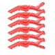 thumbnail image 4 of 6 pinzas para el pelo de cocodrilo antideslizantes de una sola punta para peluquería, color rojo, 4 of 14