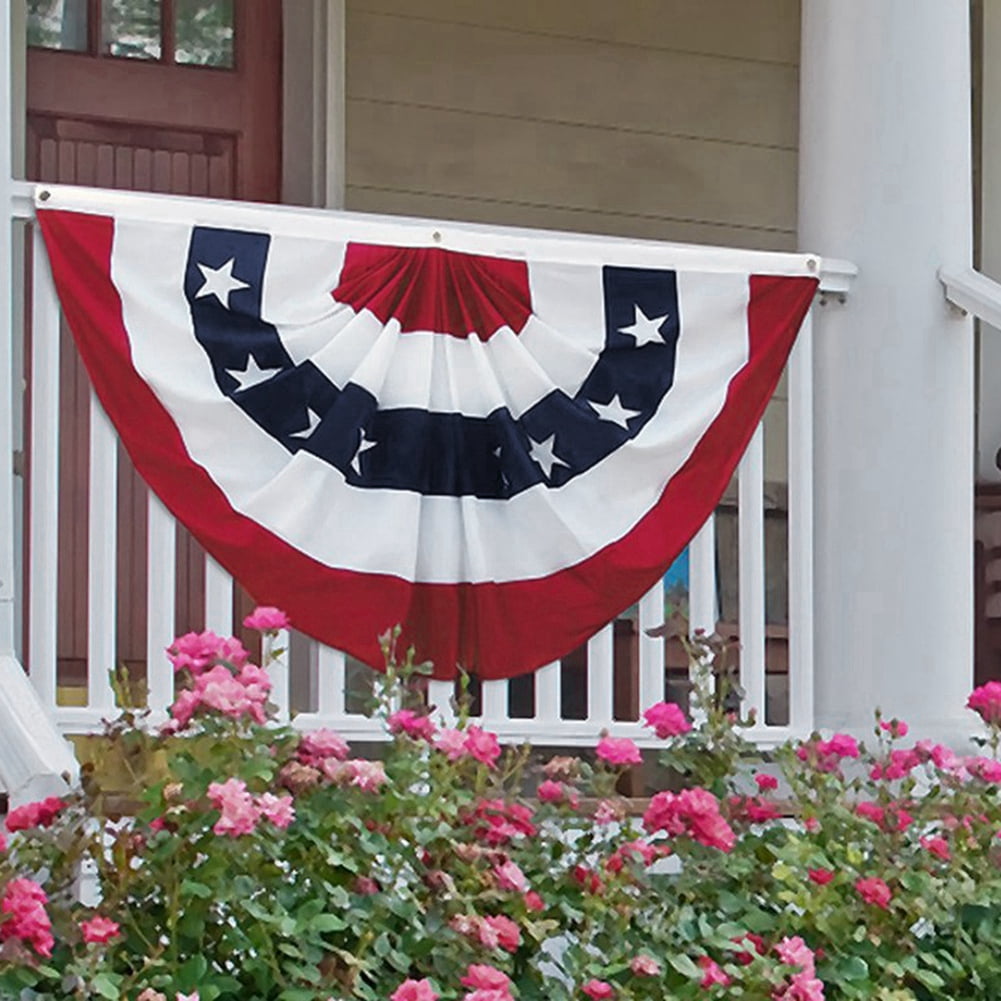 Domqga Garden America Flag, American Garden Flagpole USA Fan Flag