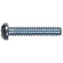 Hillman No. 10-24 in. x 1-1/2 in. L Combination Round Head Zinc-Plated Steel Machine Screws 100 pk