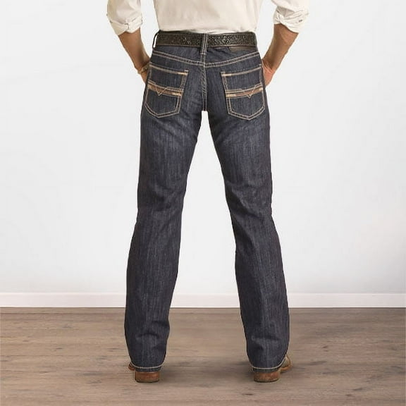 Rock and Roll Denim Revolver Reflex Pleather Embroidered Jeans