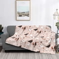 thumbnail image 2 of Zufioo Funny Chicken Print Horizontal Flannel Blanket, Anti-wrinkle, Anti-shrinkage, Anti-allergic Plush Blanket, Household Items Suitable for Bedroom-60"x50", 2 of 6