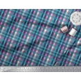 thumbnail image 3 of Soimoi Cotton Cambric Fabric Check Check Print Fabric by the Yard 42 Inch Wide, 3 of 3
