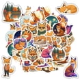 thumbnail image 6 of 35pcs Cute Cartoon Fox Stationery Stickers Funny Animal Stickers for Phone Luggage Laptop, 6 of 9