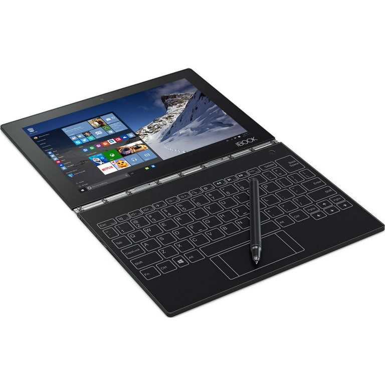 Lenovo Yoga Book YB1-X91F 10.1 Atom x5 x5-Z8550 4GB LPDDR3 - 64GB Flash  Memory Windows 10 Home 1920 x 1200 IPS Convertible 2 in 1 Notebook