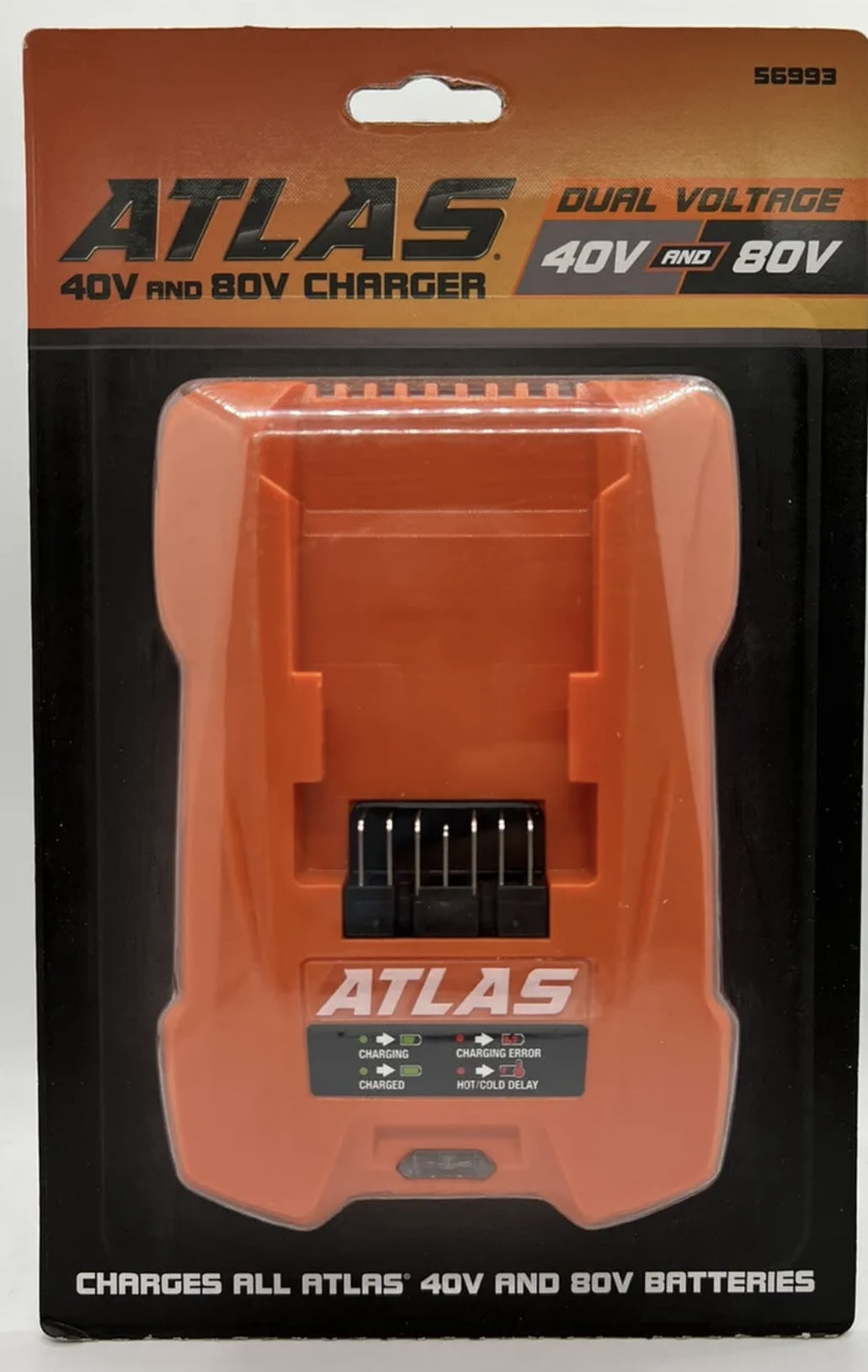 ATLAS KIT 40V AND 80V DUAL CHARGER AND 80V 2.5 AH 40V 5.0 BATTERY