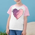 thumbnail image 2 of Zpanxa T-Shirts d'Été pour Filles Imprimé Manches Raglan Col Rond T-Shirt à Manches Courtes Polyester Spandex 4 Ans, 2 of 7