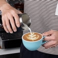 thumbnail image 3 of ABCISI Espresso Milk Pitcher, 15.04/450ml Milk Frothing Pitcher without Handle, Espresso Steaming Pitcher with Sharp Spout for Espresso Barista Tool(silver), 3 of 6