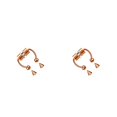 thumbnail image 1 of Minnieouse 5 pares de anillos de nariz falsos sin perforación de acero inoxidable Rock Lodestone moda estilo Punk tendencia cuerpo joyería aro mujeres Type2 NO2 Minnieouse CBP272935, 1 of 6