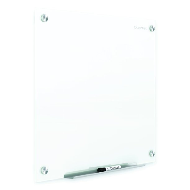 Quartet Brilliance Glass DryErase Board 48 x 48 4 x 4 Large Whiteboard