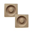 thumbnail image 1 of Oleegame 2PC Cookie Mold Cookie Molds Provences Rose Cookie Stamp Embossing Molds Craft Decorating Baking Tool, 1 of 3