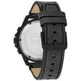 thumbnail image 3 of TOMMY HILFIGER 1791893 HARLEY ROSE GOLD ACCENTS BLACK DIAL & LEATHER MENS WATCH, 3 of 4