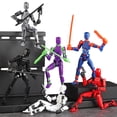 thumbnail image 2 of Set de figuras de acción BOZOBO T13 Titan 13 Robot impreso en 3D, 6 piezas, 2 of 7