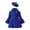 Blue, variant on Toddler Kids Girls Collar Wool Coat Long Sleeve Button Down Warm Cozy Windproof Elegant Classic Outerwear 3-4 Years