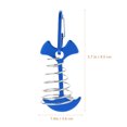 thumbnail image 4 of 6 Sets Fish Bone Shape Floor Nail Wind Rope Peg Buckle Fish Bone Tent Fixing Buckle, 4 of 9