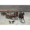 thumbnail image 3 of Jan Van Chelminski 14x11 Black Modern Framed Museum Art Print Titled - Leaving the Castle (1884), 3 of 5