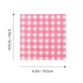 thumbnail image 2 of LEEYNEER 80 Pcs Pink Gingham Napkins Paper Decoupage Banquet Table, 2 of 8