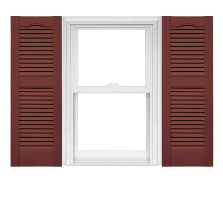 Mid America Open Louver Vinyl Shutters (1 Pair)