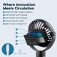 thumbnail image 3 of Ventilador Eléctrico IRIS USA WOOZOO 3.5" con Clip USB-C, 3 of 9