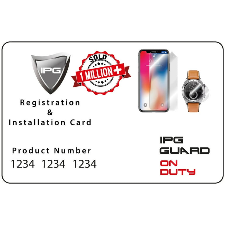 IPG for VTech KidiZoom Smartwatch DX3 Screen Protector 2 Units Invisible Ultra HD Clear Film Anti Scratch Guard Smooth Self Healing Bubble Free for DX3 Walmart