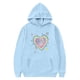 thumbnail image 5 of Camiseta de manga larga para niños, cuello redondo, color liso, ideal para niños y niñas, sudadera con capucha de poliéster., 5 of 6