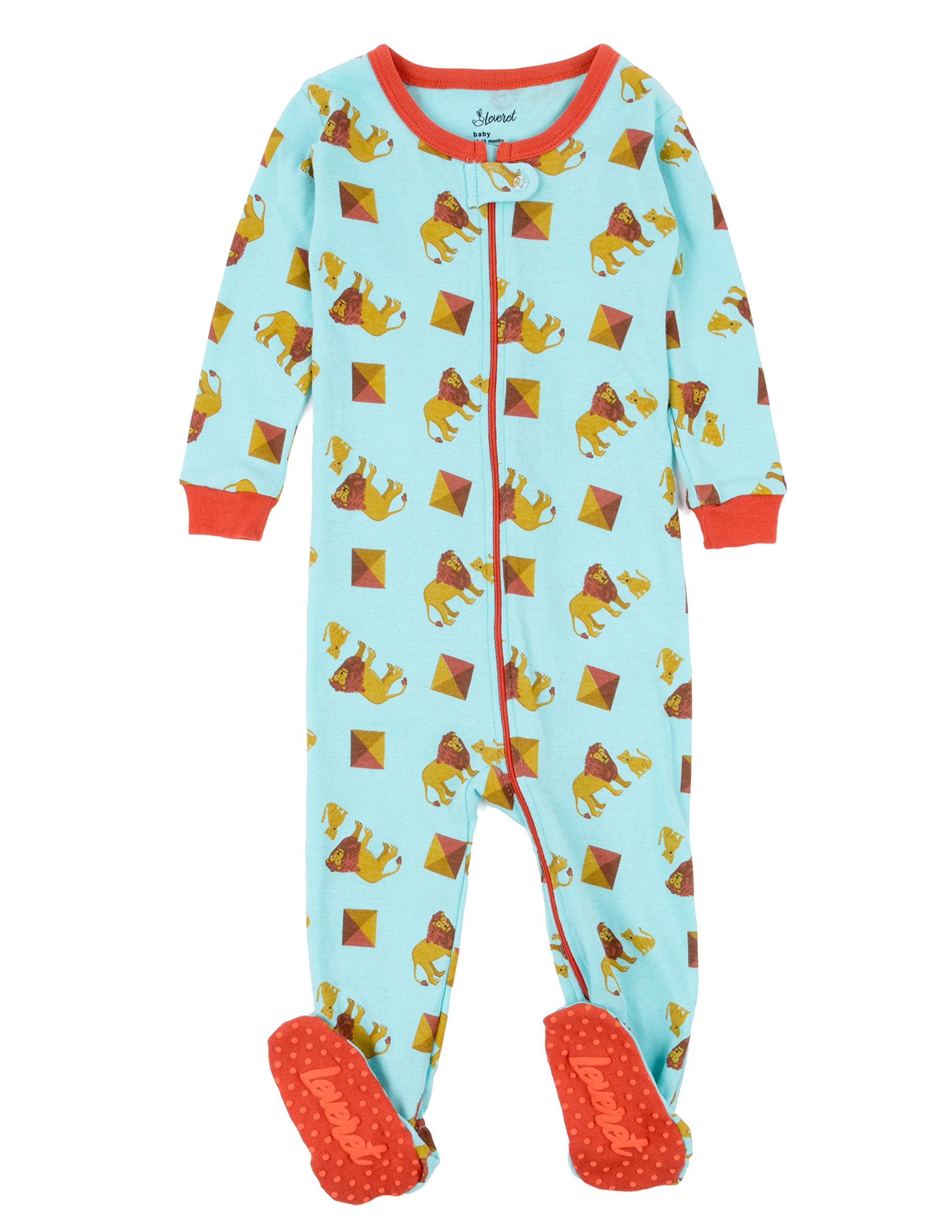 12 month cotton footed pajamas