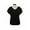 Black, variant on Womens Heather Black Twisted Front Top XL