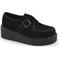 thumbnail image 2 of 2" PF Monk Creeper w/D Shaped Buckle - Blk Vegan Suede, 6, 2 of 2