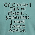 thumbnail image 3 of CafePress - Talk To Myself T Shirt - Mens Comfort Colors Shirt, 3 of 5