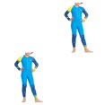 thumbnail image 1 of Sonducket Traje de neopreno para niños Traje de neopreno para niños Trajes de neopreno cómodos Azul XL 2piezas, 1 of 6