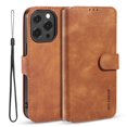 thumbnail image 1 of Allytech iPhone 13 Pro Wallet Case with Card Holder, Premium PU Leather Magnetic Closure Stand TPU Back Shockproof Shell Case with Detachable Hand Strap for iPhone 13 Pro 6.1-inch 2021, Brown, 1 of 4