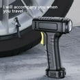 thumbnail image 2 of Bomba infladora de neumáticos de 150 PSI | Compresor de aire portátil de 12 V con manómetro y luz LED de emergencia | Accesorios de coche para coches, motos, pelotas, colchones | Diseño ergonómico |, 2 of 7