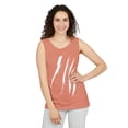 thumbnail image 5 of Effete Feline Claw Marks Scratch Unisex Garment-Dyed Tank Top, 5 of 8