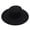 Black, variant on Retro Ladies Hat Big Wide Brim Fedora Hat Pure Color Derby Wedding Jazz Hat Prom Party Commuting Flat Top Felt Hat