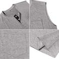 thumbnail image 4 of LTTVQM Muscle Tank Tops for Mens - Sleeveless 2026 Summer Spring Workout Gym Slim Fit Casual Henley Shirt Basic Tee Light Gray 3XL, 4 of 7