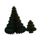 thumbnail image 3 of 2 figuras de papel para árbol de Navidad, decoración navideña para bodas. Verde, 3 of 9