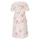 thumbnail image 4 of ICHUANYI Clearance Fashion Women Summer Solid Color Causal Round Neck Short Sleeve Vacation Dress(Red, L) ICHUANYI WER2023080707092, 4 of 4