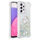 thumbnail image 2 of Funda para Samsung Galaxy A33 5G con Brillo Líquido Flotante, Purpurina, Parachoques y Anillo Giratorio Soporte, 2 of 5