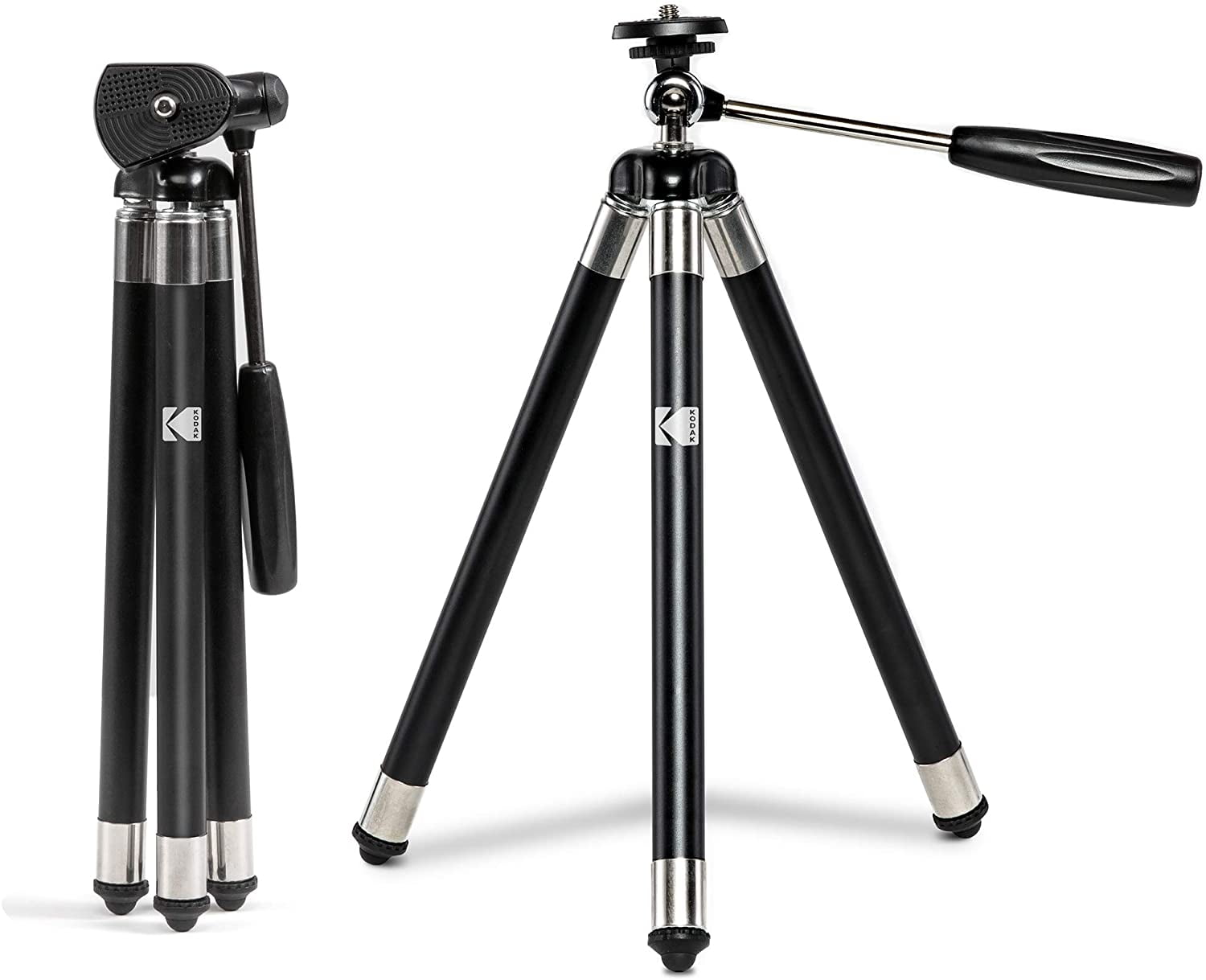 KODAK PhotoGear 42” Travel Tripod for Camera & Phone with Remote, Compact DSLR Tripod Stand