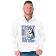 thumbnail image 4 of The Smurfs Cool Kanji Trust No One Hoodie Hooded Sweatshirt Men Brisco Brands M, 4 of 6