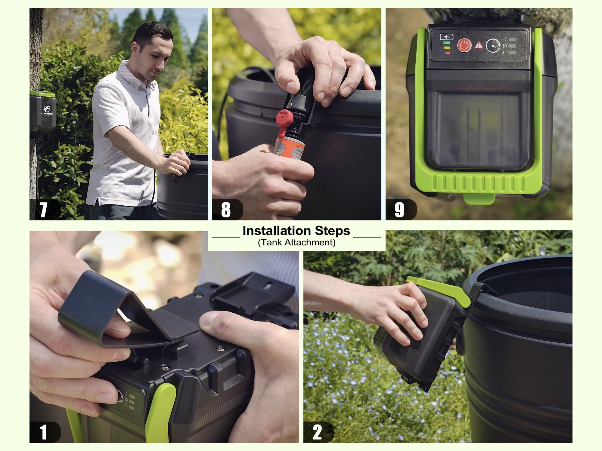FLUENTPOWER Cordless Submersible Water Transfer Pump, 530GPH 2Bar(No Battery, no charger)