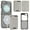 Gray, variant on For Samsung Galaxy Z Flip 5 Case with Credit Card Holder,for Samsung Galaxy Z Flip 5 Premium Leather Phone Case Removable Wallet Compatible with MagSafe,Wallet Detachable 2-in-1 Women Men,Gray