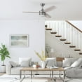 thumbnail image 2 of Honeywell Berryhill Ceiling Fan, Quiet Motor and Pull Chain, 48", Matte Black, 2 of 11