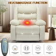 thumbnail image 4 of Korser Power Lift Recliner Chair for Elderly with Massage and Heat Oversized for Living Room,Beige, 4 of 6
