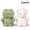 Frog-Unicorn (2 pieces), variant on Monkey-Panda 2 Pack Cute Animal Plush Toys Set, Soft Curly Stuffed Animal Plush Dolls, Assorted Styles for Room Decor & Gift Gift Birthday or Christmas gift