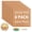 Brown Square, variant on LERENSHA 8 Pack Cork Board Tiles 12 x 12 x 0.5 Inch, Self Adhesive Cork Boards Hexagon, Bulletin Board Wall Tiles with Push Pins for Office, Home, DIY Wall Decor