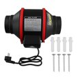 thumbnail image 2 of Exhaust Flue Fan 100mm Speed Control Mixed Flow Inline Fan High Speed Exhaust Fan for Vents HVAC Systems Parts EU Plug, 2 of 5